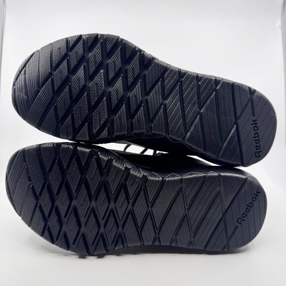 Reebok Shoes Running Black Low Top Mens 7.5 Athletic Sneakers Minimalist Gym